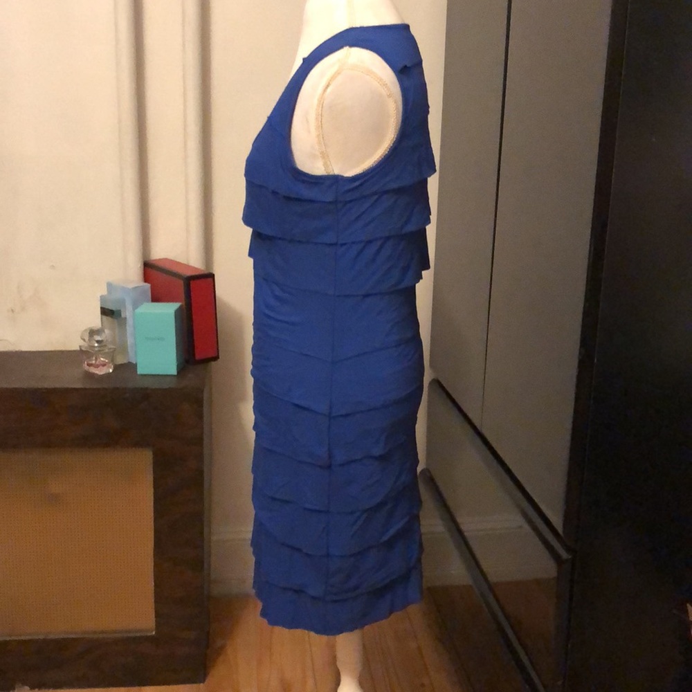 Calvin Klein royal blue bodycon dress - Picture 2 of 3